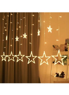 Hilalful HilalFul Curtain String Fairy Light - 3.5m | For Indoor & Outdoor Home Decoration | 138 LED Bulbs | For Bedroom, Living Room, Halls, Balcony During Ramadan, Eid, Christmas, Diwali  - Image 1