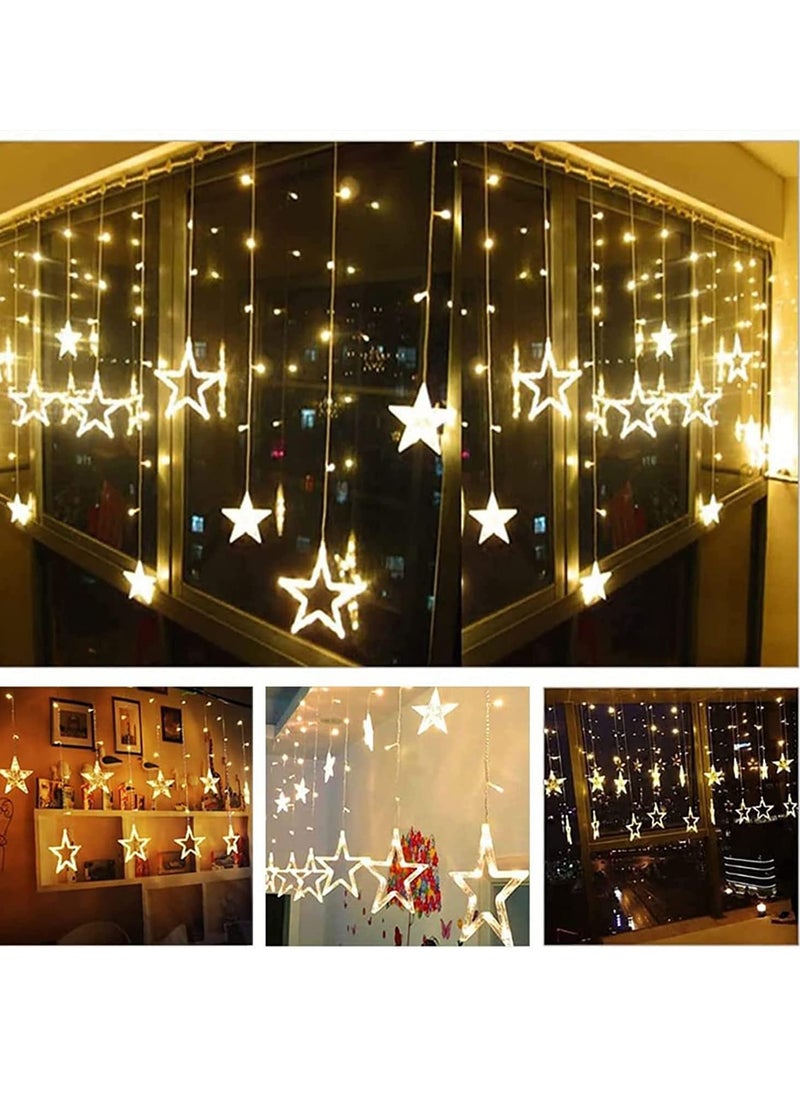 Hilalful HilalFul Curtain String Fairy Light - 3.5m | For Indoor & Outdoor Home Decoration | 138 LED Bulbs | For Bedroom, Living Room, Halls, Balcony During Ramadan, Eid, Christmas, Diwali  - Image 4