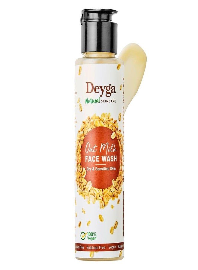 Deyga Oat Milk Face Wash | Cleanses, Hydrates & Soothes | Suitable for Dry & Sensitive Skin | Sulfate & Paraben-Free Face Wash | For Men & Women | 100 ml - Image 1