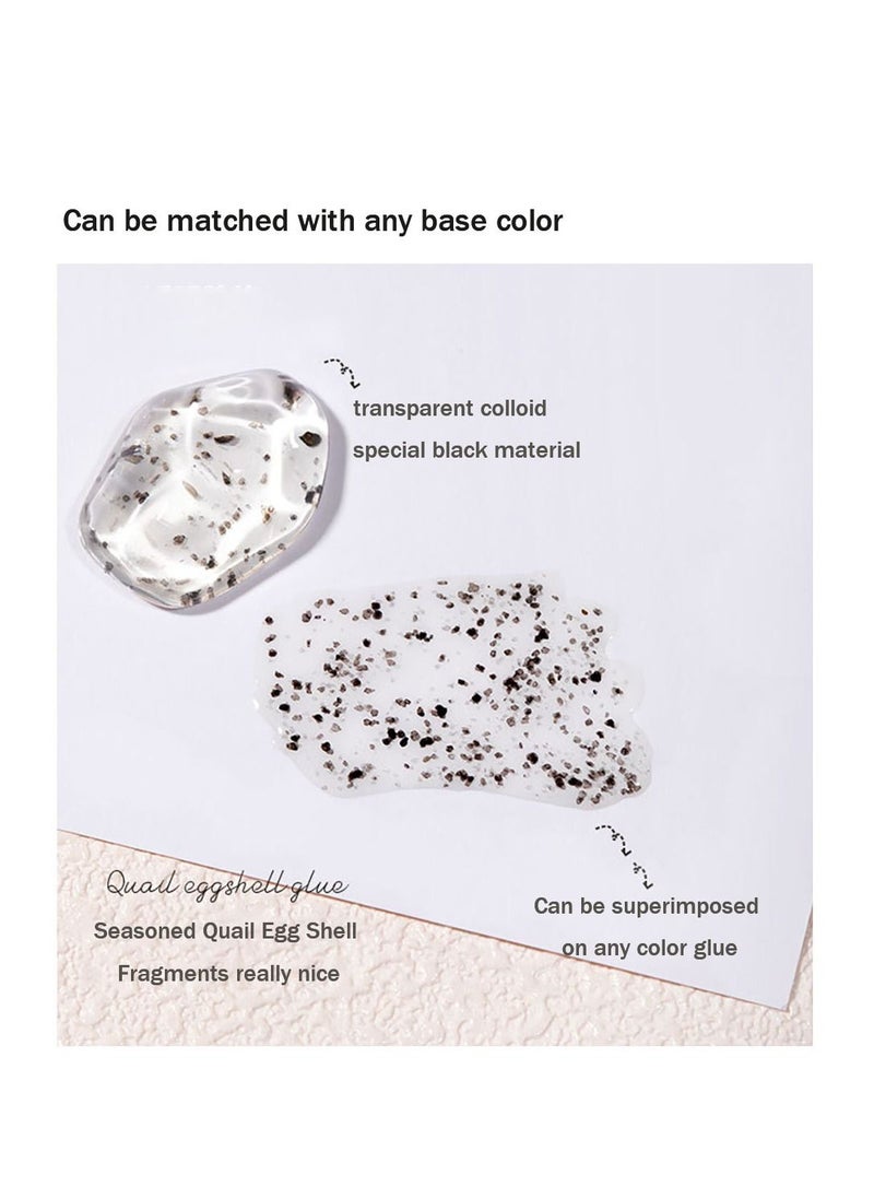 Miss Gooey Eggshell Nail Polish Glue, All Match Spot Texture Phototherapy Glue  - Image 3