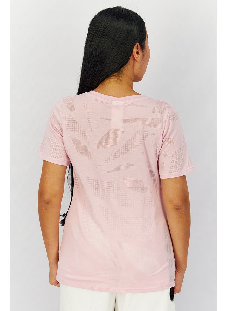 Women Sportswear Fit Short Sleeve Burnout T-shirt, Pink - pzsku/ZA74D6FC4F3FC3937F300Z/45/_/1740492869/721d117a-2bdd-4cd1-b244-f964e663bc95