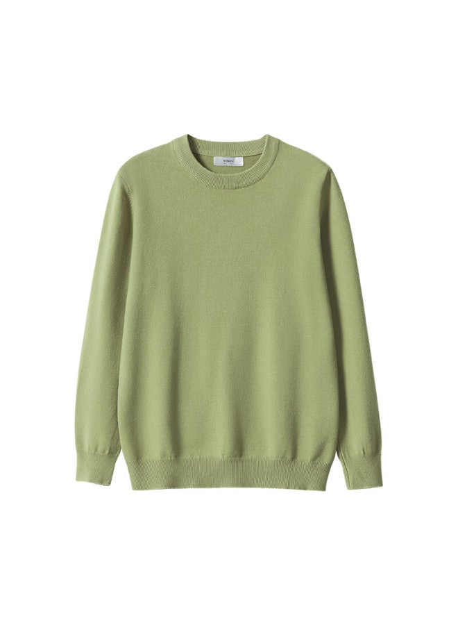 Wendao Wendao Merino Wool Knitted Sweater W8666 Light Green 4XL