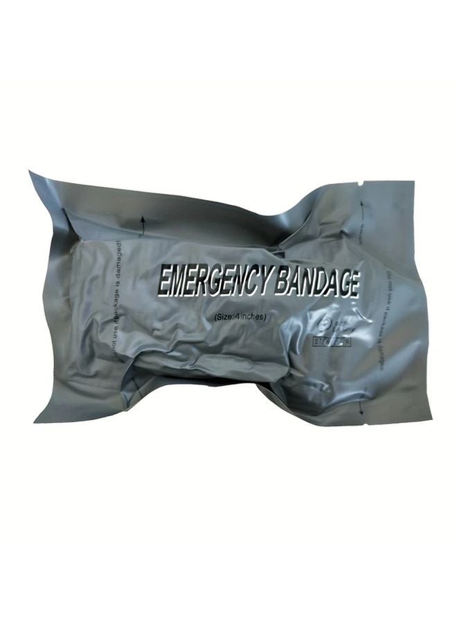1 قطعة ضمادة إسعافات أولية لوقف النزيف 4 بوصة لتخثر سريع في حالات الطوارئ - Image 1