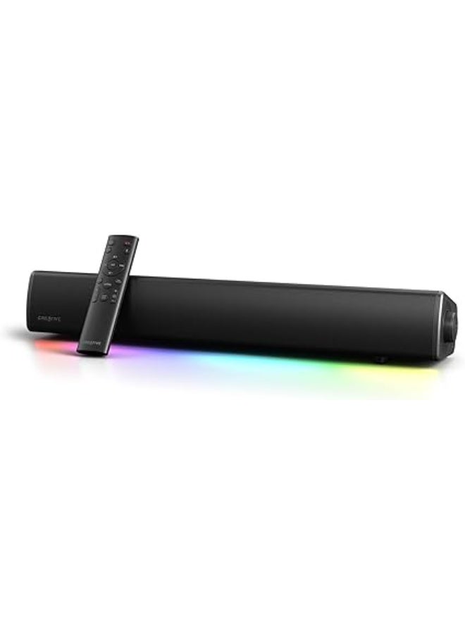 CREATIVE Sound Blaster GS5 RGB Gaming Soundbar with SuperWide Technology, Powered by Adapter, Up to 60W Peak Power, Bluetooth 5.4, Optical-in, Headphone Output, for PC and TV - Image 1