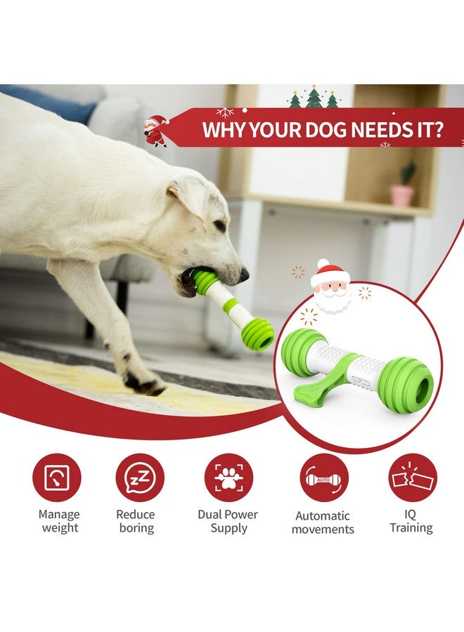 Interactive Dog Toys, Durable Motion Activated Automatic Dog Bone For Medium & Large Dogs Boredom, Electronic Dog Enrichment Toys To Chase, Usb Rechargeable