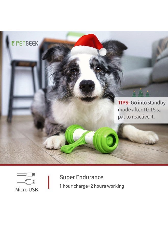 Interactive Dog Toys, Durable Motion Activated Automatic Dog Bone For Medium & Large Dogs Boredom, Electronic Dog Enrichment Toys To Chase, Usb Rechargeable