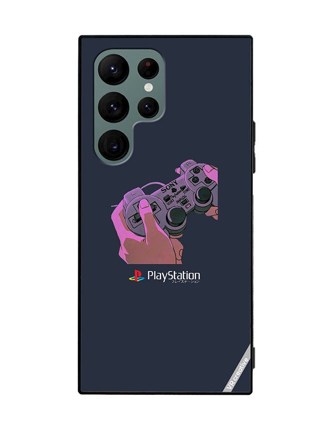 VR CREATIVE Protective Case Cover For Samsung Galaxy S22 Ultra 5G Playstation Design Multicolour - Image 1