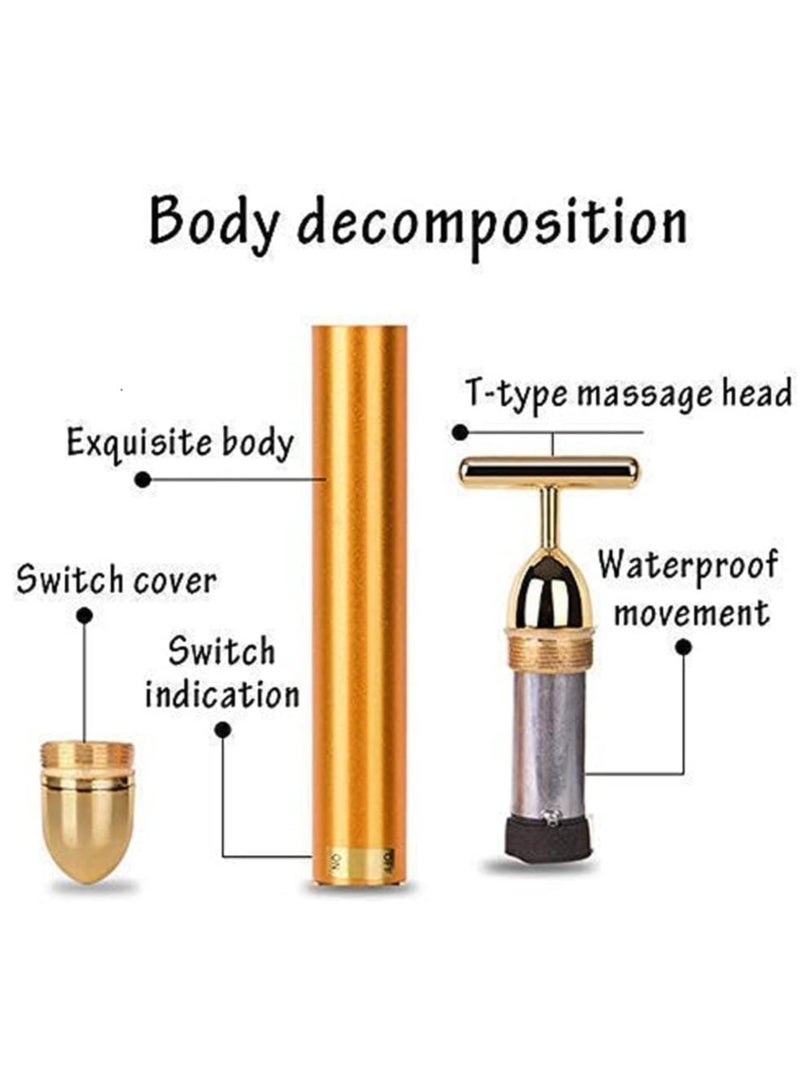 Experience Luxurious Skincare with the 24K Gold Electric Massager – Rejuvenate Your Skin with Vibrational Therapy - Image 4