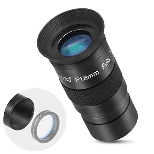 Astromania Fully Multi-Coated 1.25" Ultra-Wide 80 Degree Eyepiece for Telescope - F16mm - Image 1