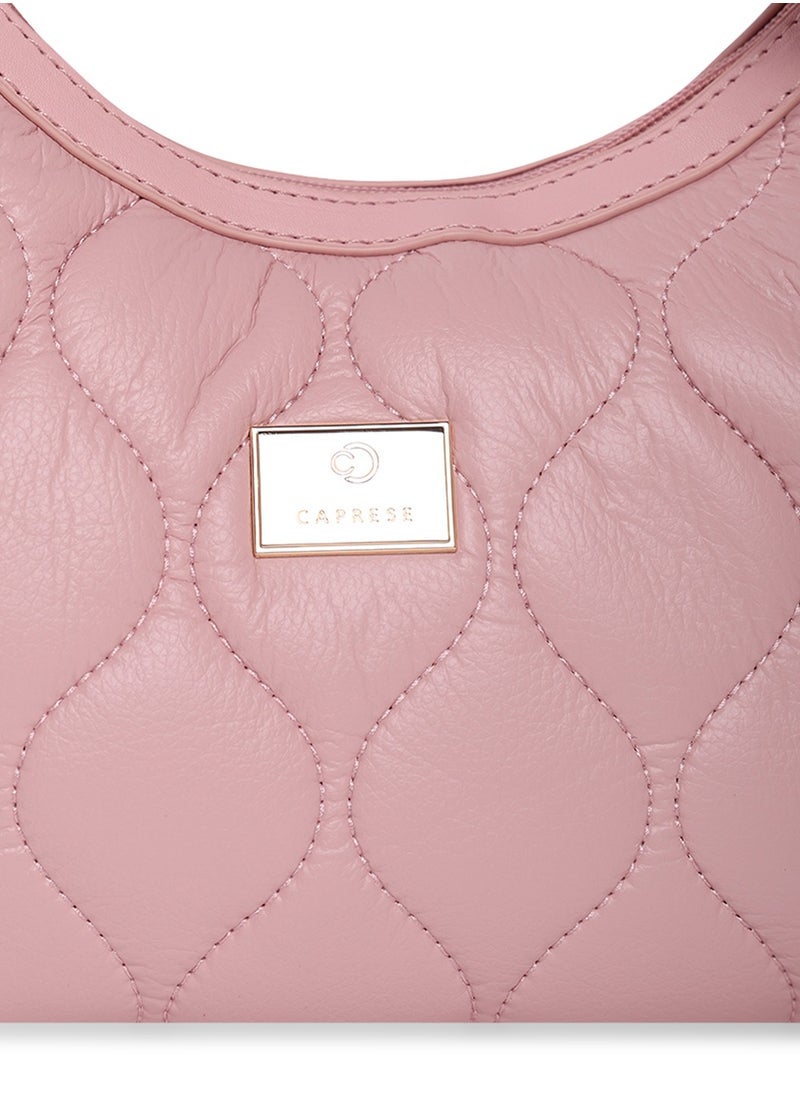 CAPRESE Caprese Briar Abstract Pink Faux Leather Medium Hobo Handbag  - Image 2