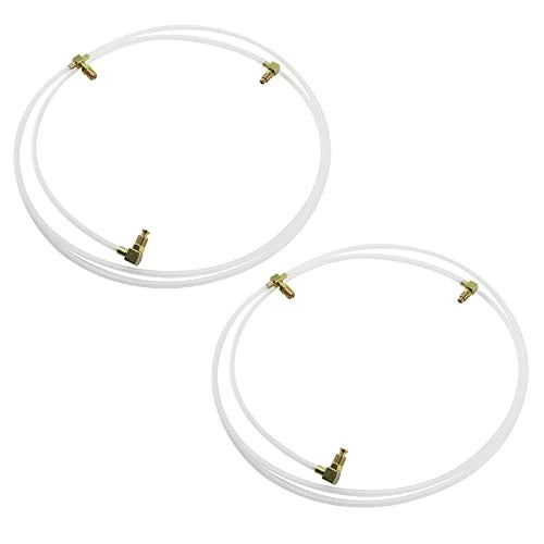LAFORMO Pair(2) Convertible Power Top Hydraulic Fluid Hose Lines & Fittings Plastic Hoses Compatible With F-ord Mustang, Mercury Cougar, LTD, Chevy Chevelle, Oldsmobile Cutlass, Pontiac GTO - Image 2