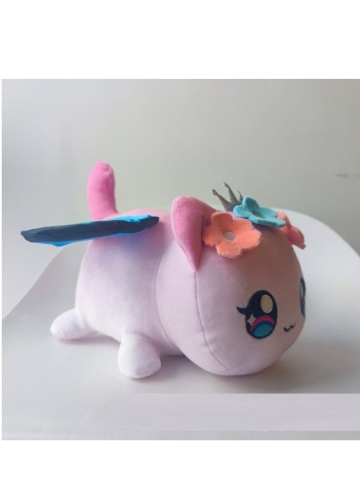 Y&D Adorable 10" Cat Plush Toy Collectible Stuffed Animal Pillow For Kids And Cat Lovers Perfect Gift For Mee Meow Fans  - Image 2
