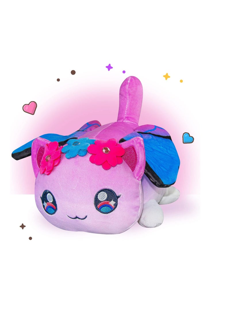 Y&D Adorable 10" Cat Plush Toy Collectible Stuffed Animal Pillow For Kids And Cat Lovers Perfect Gift For Mee Meow Fans  - Image 3