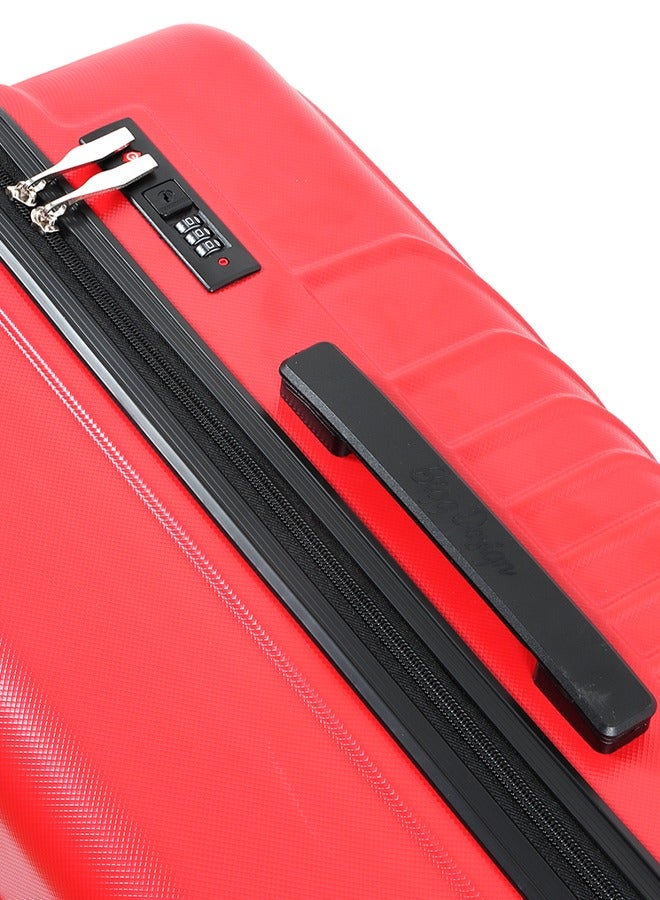 بيج ديزاين طقم حقائب سفر بتصميم قطط مكون من 3 قطع باللون الأحمر - Image 5