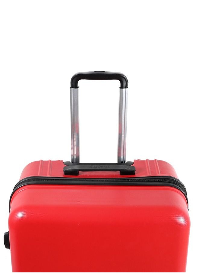 Biggdesign - Biggdesign 3 Piece Cats Design Carry On Luggage Set Red - Image 1
