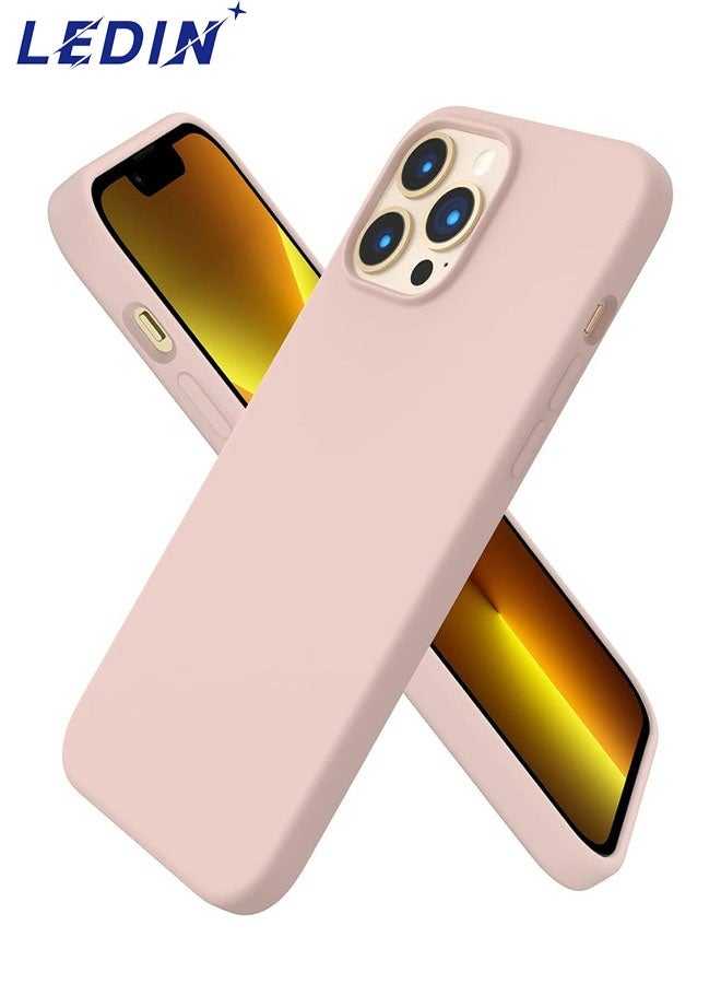 LEDIN Silicone Case for iPhone 12 Pro Max Silky Soft Touch Full Body Protective Phone Case Shockproof Cover with Microfiber Lining - Image 1