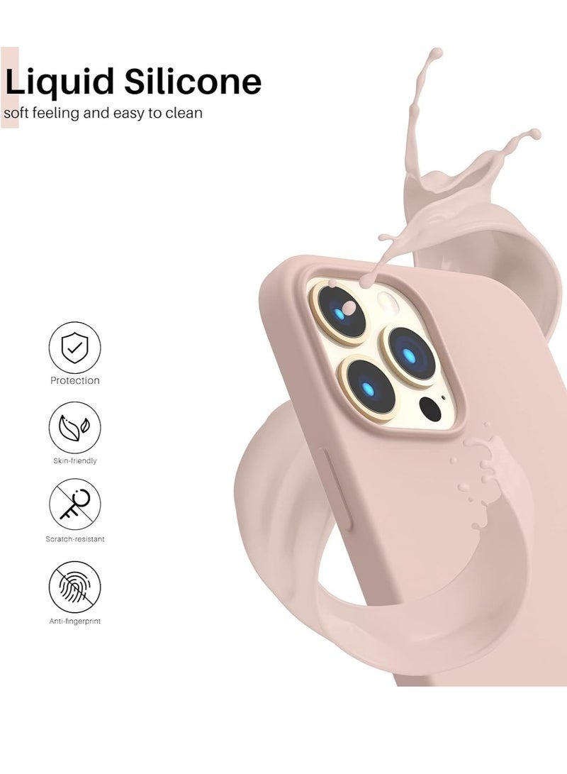 LEDIN Silicone Case for iPhone 12 Pro Max Silky Soft Touch Full Body Protective Phone Case Shockproof Cover with Microfiber Lining - Image 4