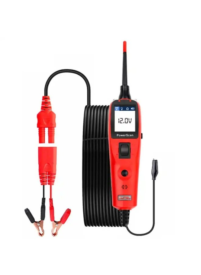 Autel PowerScan PS100 Automotive Circuit Tester - Car Circuit System Diagnostic Tool Probe Kit, Circuit Tester with 20ft Cable, Built-in Circuit Breaker, Easy to Read AC/DC Current Resistance - Image 2