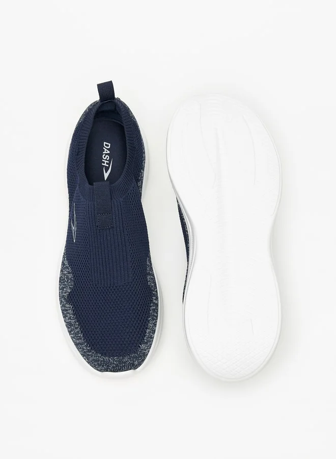 Dash Mens Textured Slip-On Sports Shoes