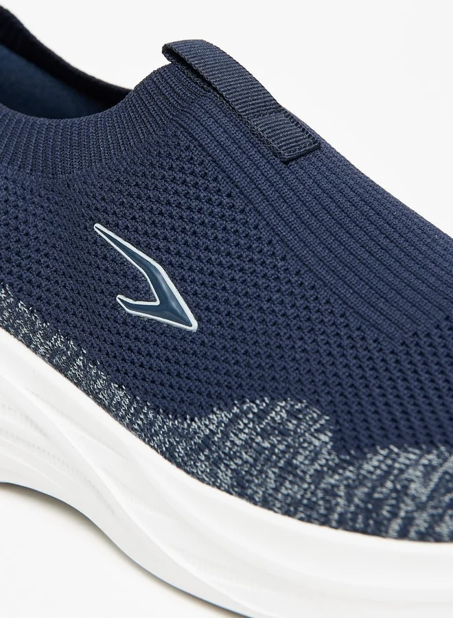 Dash Mens Textured Slip-On Sports Shoes