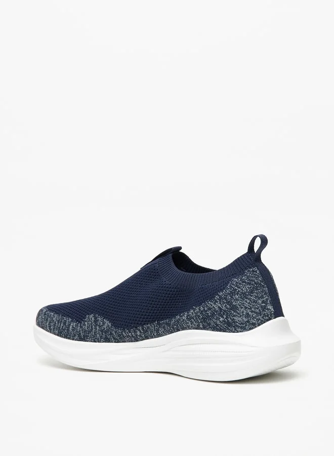 Dash Mens Textured Slip-On Sports Shoes