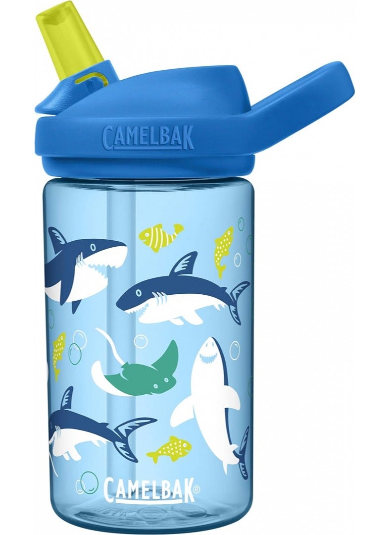 كاميلباك زجاجة إيدي + 14 أونصة للأطفال من سمك القرش والأشعة مع تجديد تريتان - Image 2