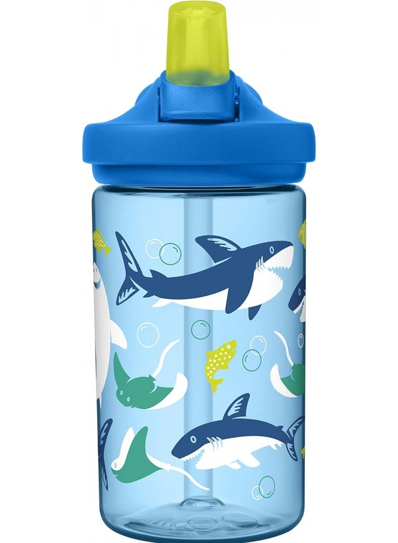 كاميلباك زجاجة إيدي + 14 أونصة للأطفال من سمك القرش والأشعة مع تجديد تريتان - Image 3