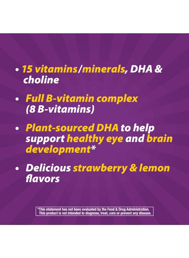 Nature's Way Alive! Prenatal Multi-Vitamin With Plant DHA Dietary Supplement - 75 Gummies - Image 4