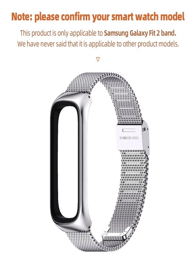 MIJOBS Strap Compatible with Samsung Galaxy Fit 2 SM-R220 Bands for Women Men, Sport Straps Replacement Wristband Accessories for Samsung Galaxy Fit2 - Image 2