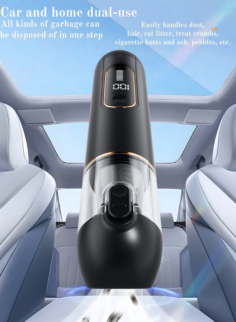 Beautiful Handheld Vacuum Cleaner, Suitable For Car And Small Home Use, Powerful Suction, Uses A Brushless Motor, Portable Vacuum Cleaner, New Handheld Vacuum Cleaner. - Image 1