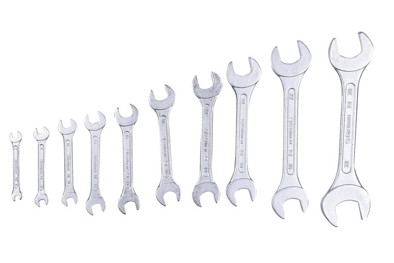 Eastman Doe Jaw Spanners - Crv Set Of 12Pcs, Kit-03-120MH, Chrome Vanadium Steel, Chrome Plated, Chrome Finished Double Sided Open End Wrench, Wrench Set Tools - E-2001 - Image 3