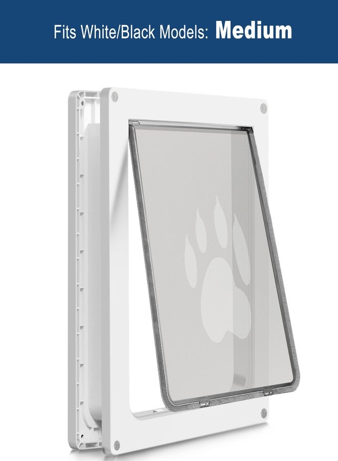 CEESC Replacement Dog Door Flap for Medium Dog Doors, Made of Non-Toxic Material, Dimensions: 9 1/16" x 11 3/8" - Image 2