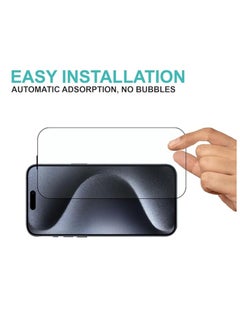 Generic Screen Protector for iPhone 16 Pro Max tempered Glass Screen Protector 9H hardness Scratch Resistance iPhone 16 Pro Max edge to edge glass Tempered Glass (6D, iPhone 16 Pro Max)  - Image 3