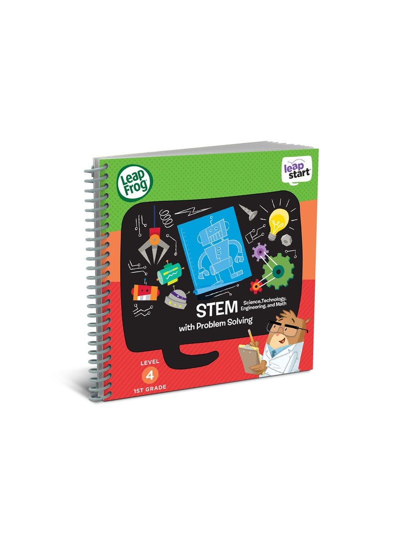 Leap Frog LeapFrog LeapStart 1st Grade Activity Book: STEM (Science, Technology, Engineering, Math) and Problem Solving (Requires LeapStart System)  - Image 1