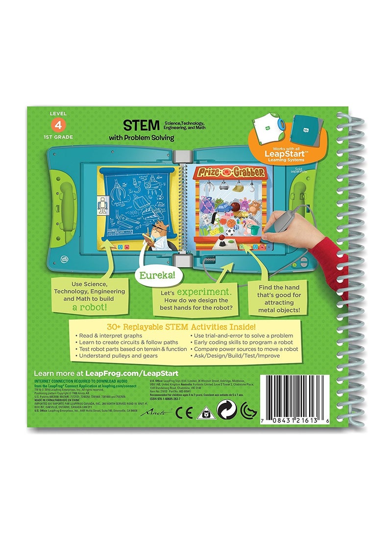 Leap Frog LeapFrog LeapStart 1st Grade Activity Book: STEM (Science, Technology, Engineering, Math) and Problem Solving (Requires LeapStart System)  - Image 2