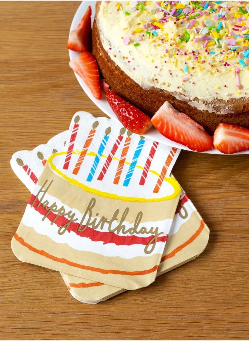 توكينج تيبلز مناديل عيد ميلاد برايتس، 21 قطعة - Image 1