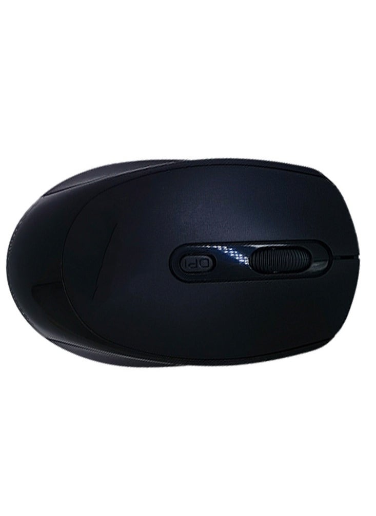 KUYING - Wireless Mouse with Silent Click Black Color - Image 1
