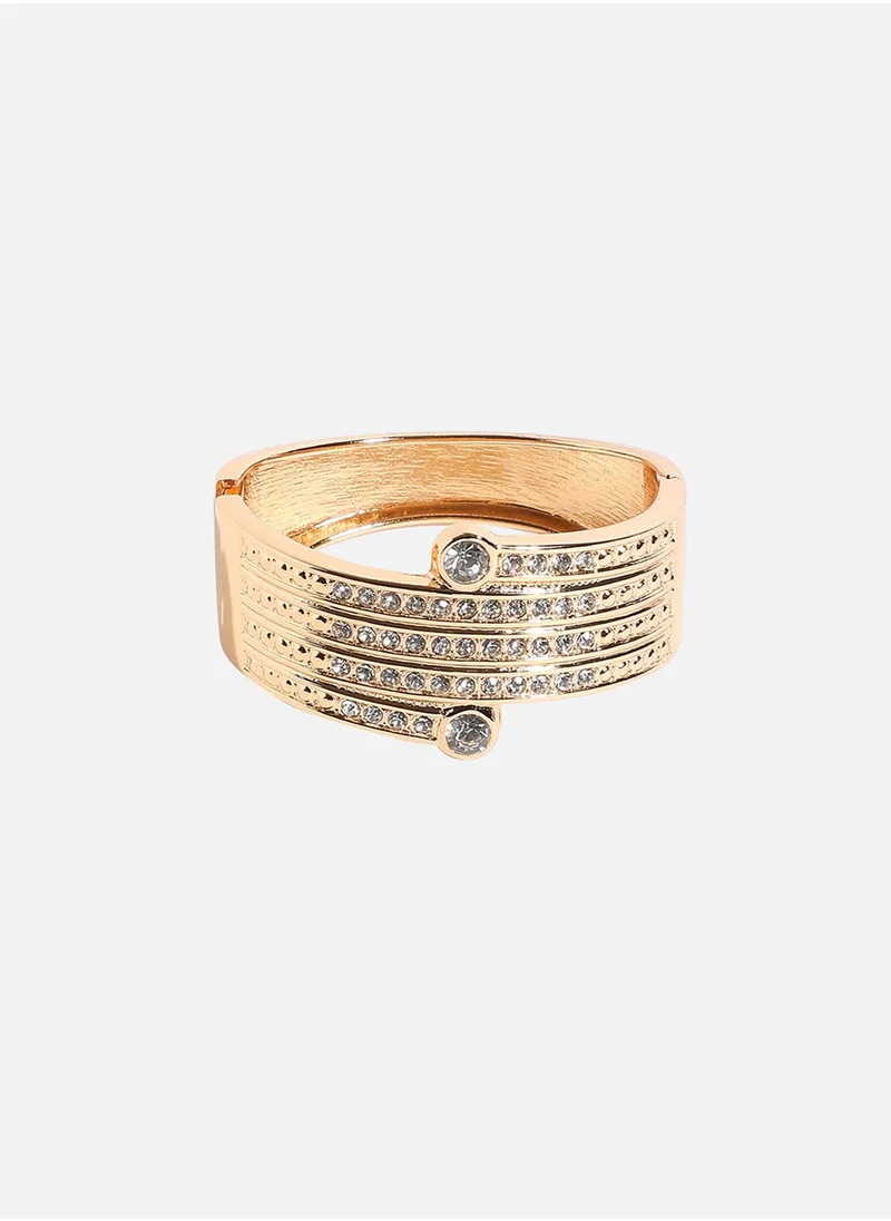 SOHI Embellished Lined Bracelet