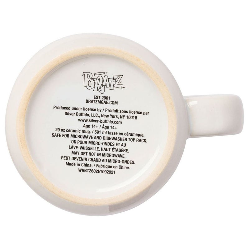 Silver Buffalo Bratz Dolls Featuring Yasmin, Sasha, Jade, and Cloe Ceramic Camper Mug, 20 Ounces - Image 5