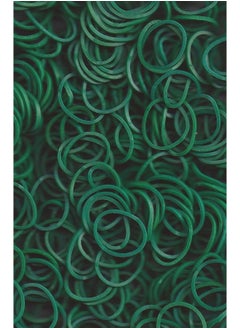 Rainbow Loom Dark Green Opaque Rubber Bands (600 Count) With 24 Cclips  - Image 2