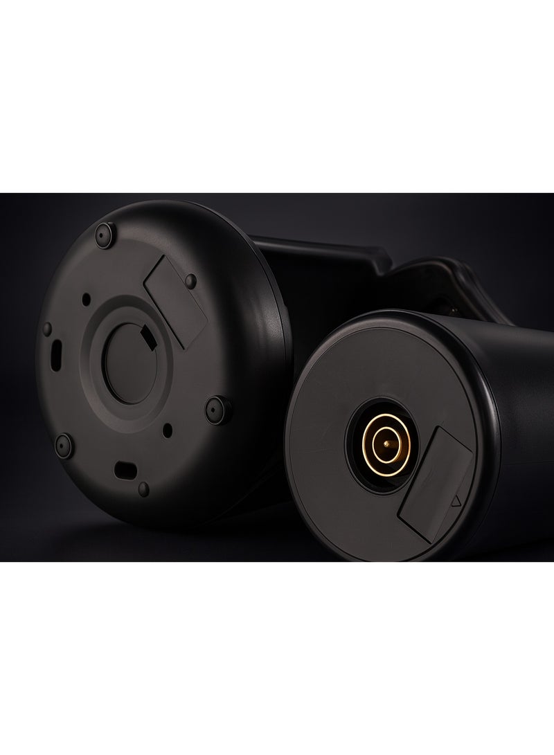 آر إيه أف وعاء قهوة تركي RAF R.102S - ماكينة قهوة تركية كهربائية بقوة 600 واط، سعة 1-3 أكواب (80-100 مل)، مستشعر ذكي لمنع الفائض، تشغيل بنقرة واحدة، سعة 300 مل، سهلة التنظيف - أسود (قهوة/شاي متعدد الاستخدامات) - Image 3