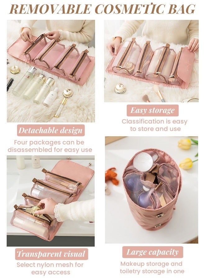 Organizer Makeup Case Toiletry Bag Foldable and Waterproof Storage Bag - Image 2