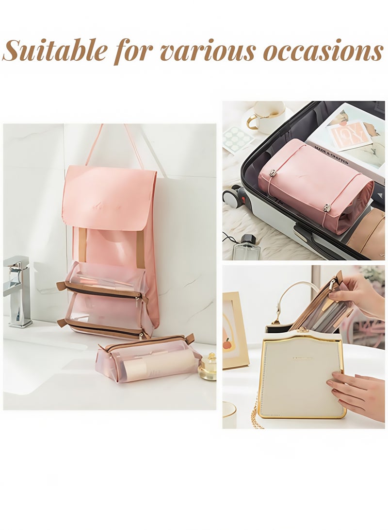 Organizer Makeup Case Toiletry Bag Foldable and Waterproof Storage Bag - Image 5