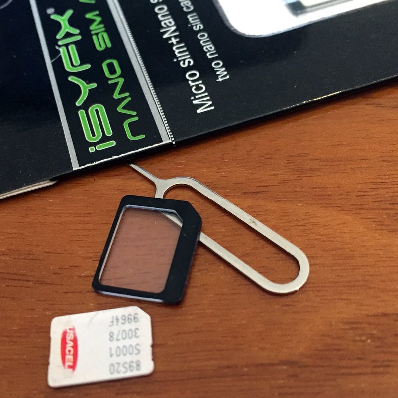 iSYFIX iSYFIX Sim Card Adapter Nano Micro - Standard 4 in 1 Converter Kit with Steel Tray Eject Pin  - Image 5