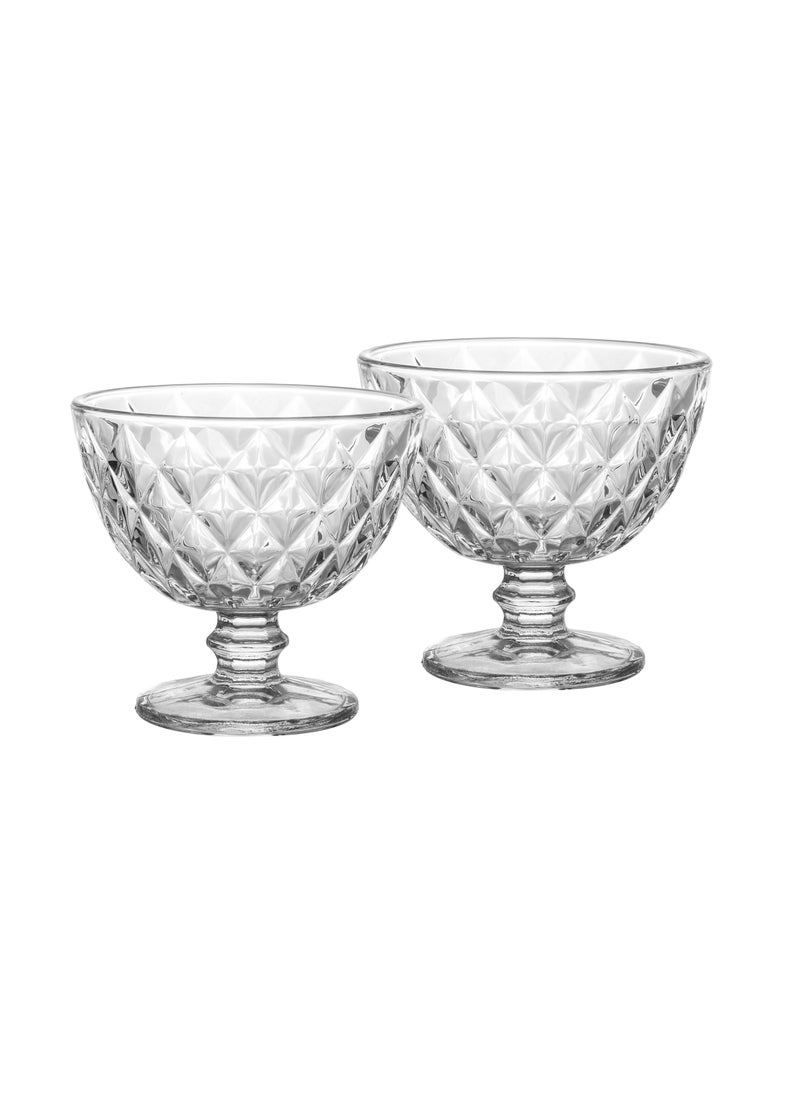 Dania - A Set of 6-Piece Clear Glass Ice Cream And Nut Serving Bowls - Image 1