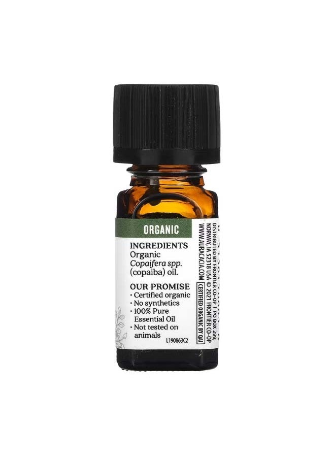 Aura Cacia Pure Essential Oil Organic Copaiba 0.25 fl oz 7.4 ml  - Image 2