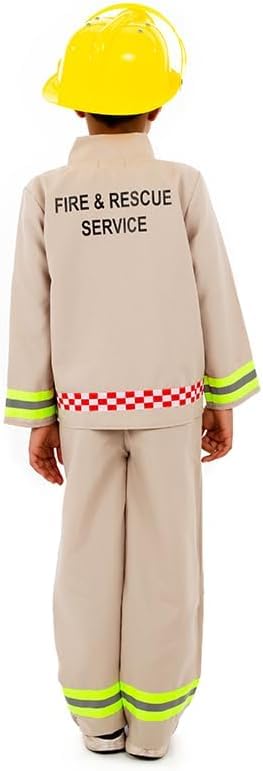 Pretend to Bee Deluxe Firefighter Costume, Kids Fireman Costume 5-7 Years | Kids Dress Up Fancy Dress for Kids & Toddlers | Dress Up for Girls & Boys, Unisex | Role Play for Kids - Image 2