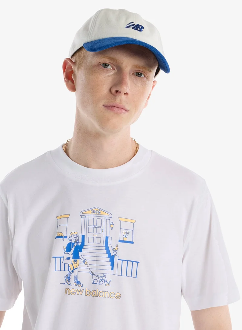 New Balance WHITE (WT) City Walk T-Shirt for Men | Best Price UAE