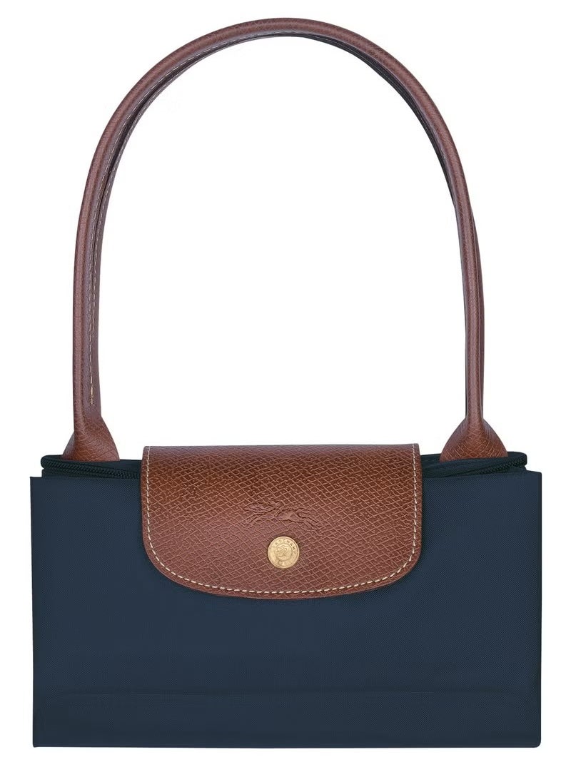 Longchamp Women's Medium Tote Bag Handbag Shoulder Bag Navy Classic Style  - Image 4