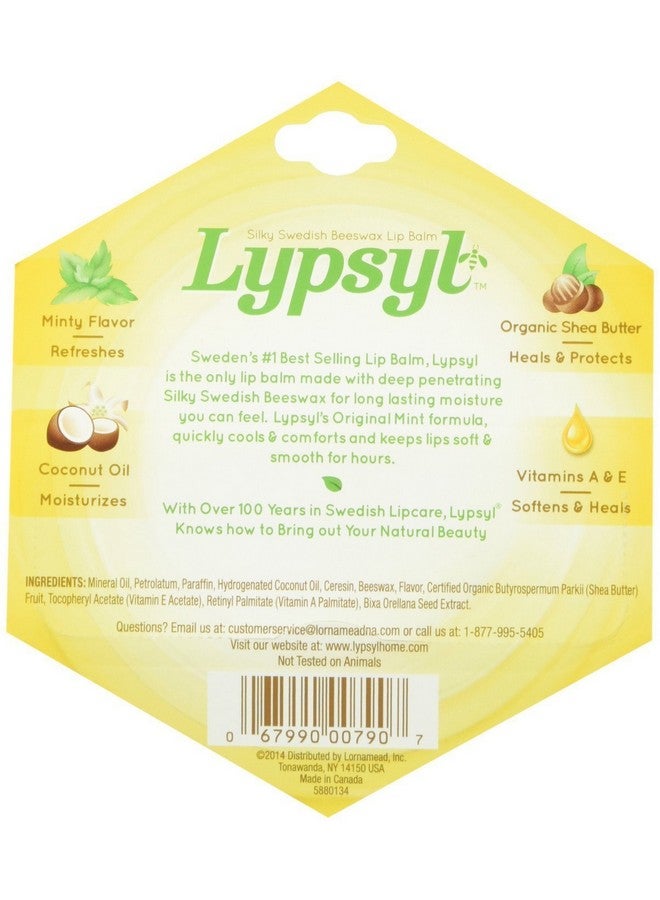 lypsyl Lypmoisturizer Orginal Mint 0.1 Oz. - Image 2